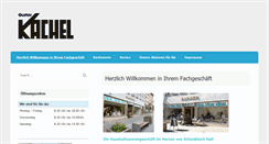 Desktop Screenshot of kachel-sha.de