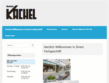 Tablet Screenshot of kachel-sha.de